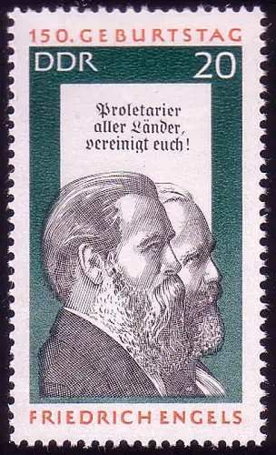 1623 Friedrich Engels 20 Pf **