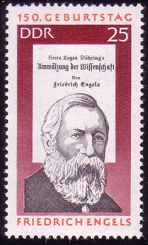 1624 Friedrich Engels 25 Pf **