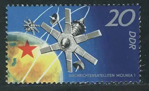 1641 Sowjetische Weltraumflüge 20 Pf **