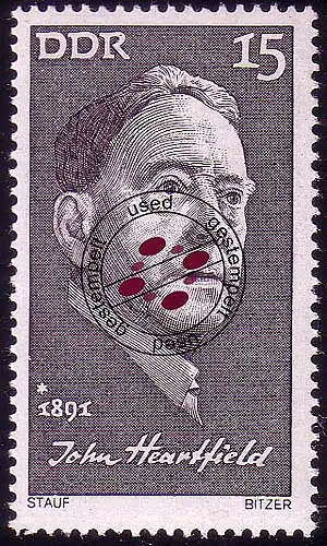 1646 Persönlichkeiten John Heartfield 15 Pf O