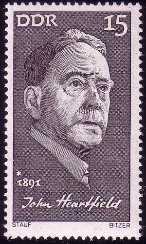 1646 Personnalités John Heartfield 15 Pf **