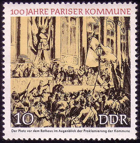 1655 Commune de Paris 10 Pf **