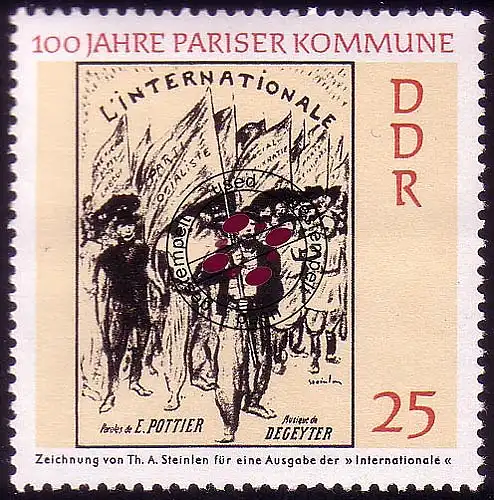 1657 Pariser Kommune 25 Pf O