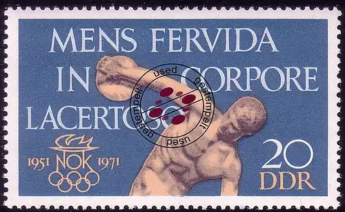 1660 20 ans NOK 20 Pf O Tamponné