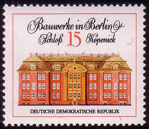 1662 Bâtiments Château Köpenick 15 Pf **