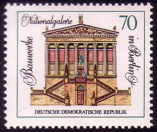 1666 Bâtiments Galerie nationale 70 Pf **