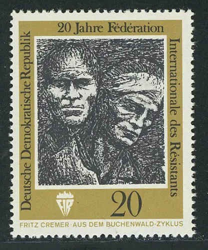 1680 Widerstandskämpfer 20 Pf **