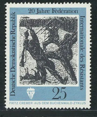 1681 Widerstandskämpfer 25 Pf **