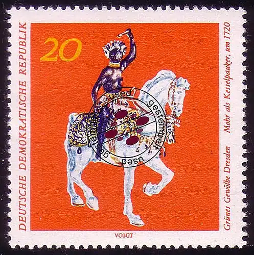 1685 Couche verte Château 20 Pf O