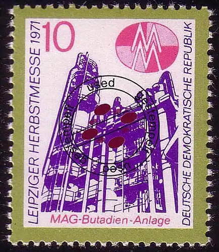 1700 Leipziger Messe d'automne 10 Pf O