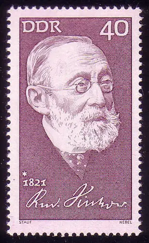 1707 Personnalités Rudolf Virchow 40 Pf **