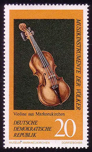 1710 Musikinstrumente Violine 20 Pf **
