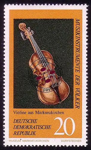 1710 Musikinstrumente Violine 20 Pf O
