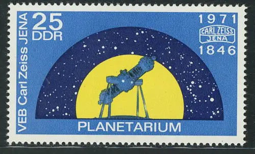 1716 Carl Zeiss 25 Pf **