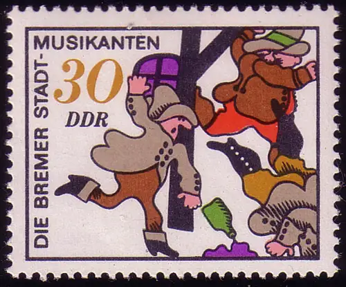 1722 Bremer Stadtmusikanten 30 Pf **