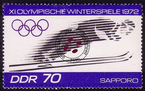 1730 Olympiade Sapporo Skispringen 70 Pf O