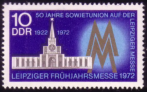 1743 Leipziger Frühjahrsmesse 10 Pf ** postfrisch