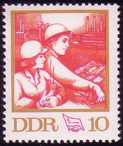 1761 Congrès FDGB 10 Pf **