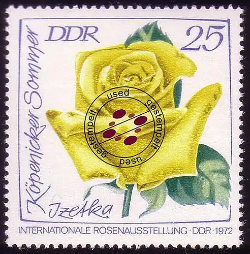 1767 Exposition de roses Köpenicker Été 25 Pf O