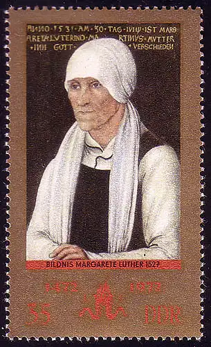 1771 Lucas Cranach Margarete Luther 35 Pf **