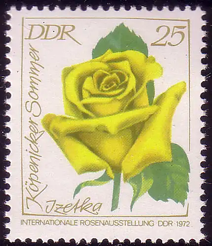 1779 Exposition de roses Erfurt 25 Pf **