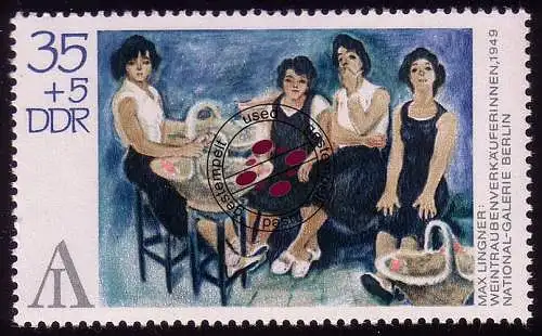 1788 Interartes Weintraubenverkäuferinnen 35+5 Pf, gestempelt O