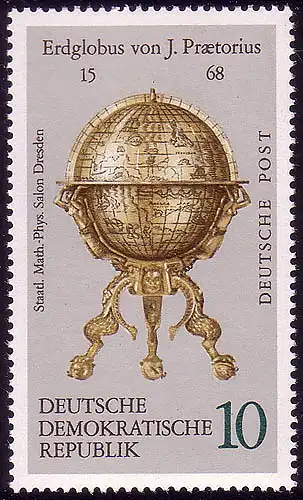 1793 globes terrestres et célestes 10 Pf **