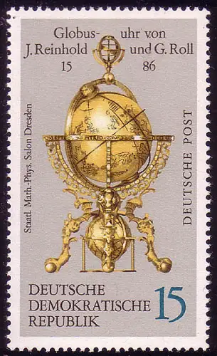 1794 Erd- und Himmelsgloben 15 Pf **
