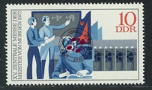 1799 Messe Meister von Morgen 10 Pf O gestempelt