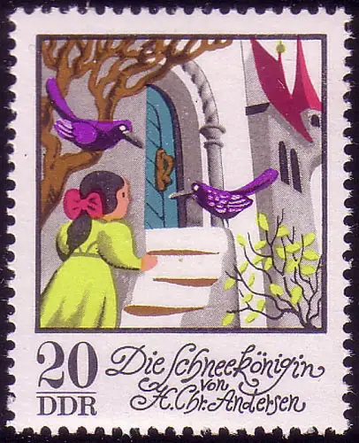 1804 Märchen Die Schneekönigin 20 Pf ** postfrisch
