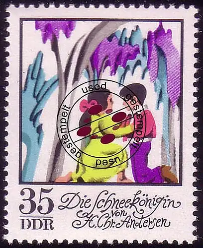 1806 Märchen Die Schneekönigin 35 Pf O