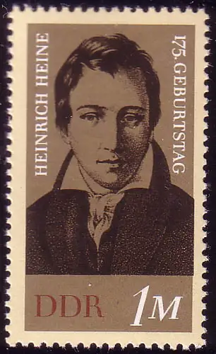 1814 Heinrich Heine 1 M du bloc 37 **