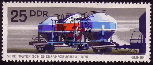 1847 Schienenfahrzeugbau Güterwagen 25 Pf O gestempelt