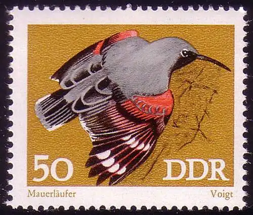 1841 Singvögel Mauerläufer 50 Pf, postfrisch **