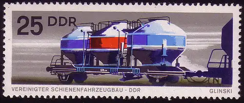 1847 Schienenfahrzeugbau Güterwagen 25 Pf ** postfrisch