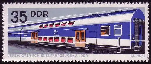 1848 Schienenfahrzeugbau Sitzwagen 35 Pf, postfrisch **
