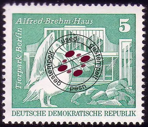 1842 Aufbau in der DDR Großformat 5 Pf gestempelt O