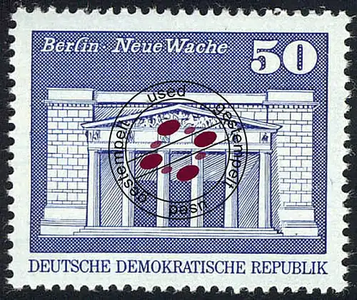 1880 Aufbau in der DDR Großformat 50 Pf O