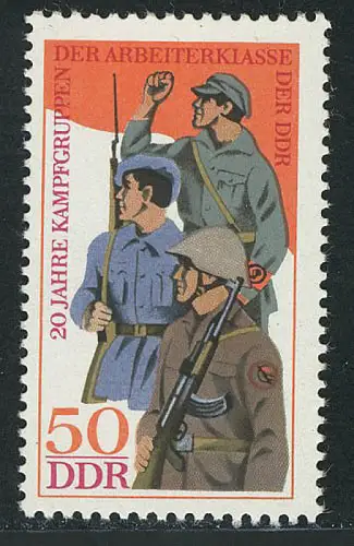 1876 Kampfgruppen 50 Pf aus Block 39 **