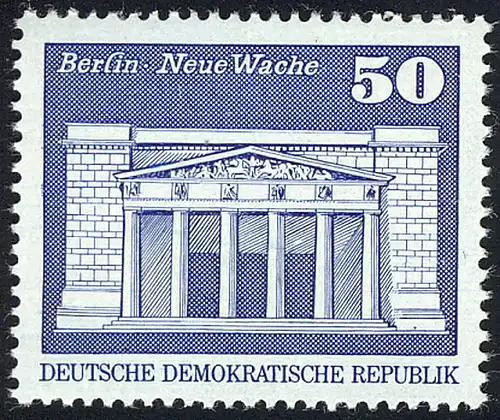 1880 Aufbau in der DDR Großformat 50 Pf ** postfrisch