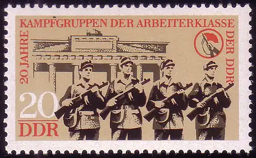 1875 Kampfgruppen 20 Pf ** postfrisch
