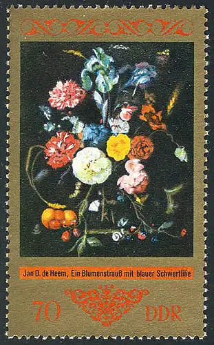 1897 Gemäldesammlung Dresden de Heem 70 Pf **