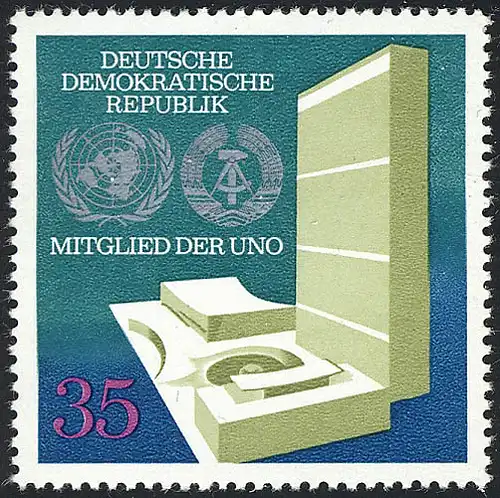 1883 Aufnahme in die UNO 35 Pf postfrisch **