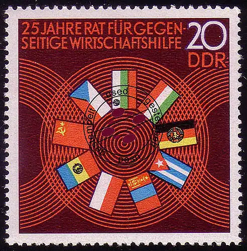 1918 25 Jahre RGW 20 Pf O gestempelt