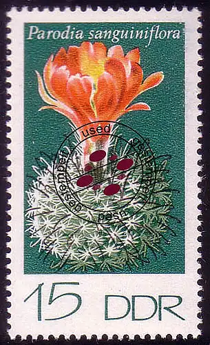 1924 Kakteen Igelkaktus 15 Pf O gestempelt