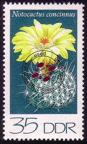 1927 Cactus hérisson 35 Pf O Tamponné