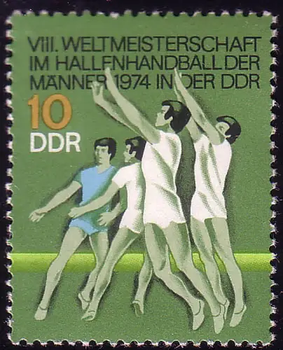 1929 Hallenhandball-WM Abwehr 10 Pf **