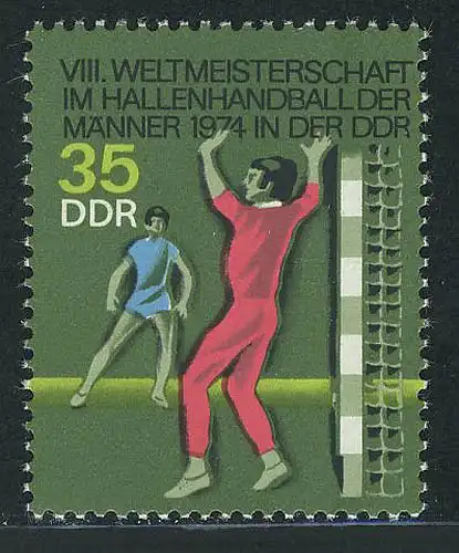 1930 Hallenhandball-WM Torhüter 35 Pf **