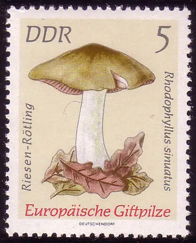 1933 Giftpilze Riesenrötling 5 Pf **