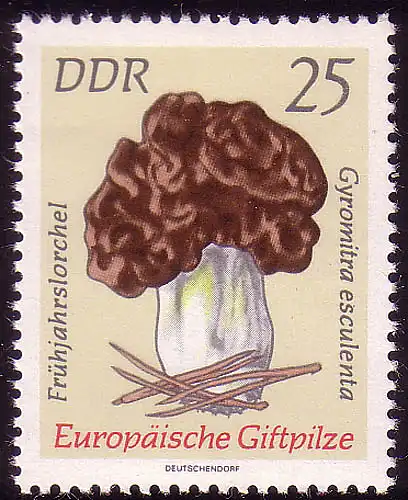 1937 Champignons toxiques Slèche de printemps 25 Pf ** post-fraîchissement